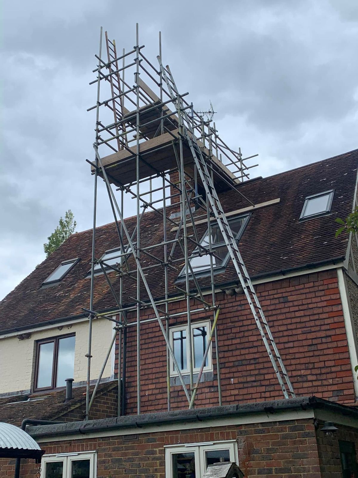 Chimney Scaffolding by Thompsons Towers Scaffolding