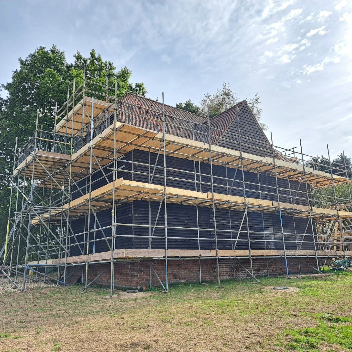 Cladding Scaffolding by Thompsons Towers Scaffolding